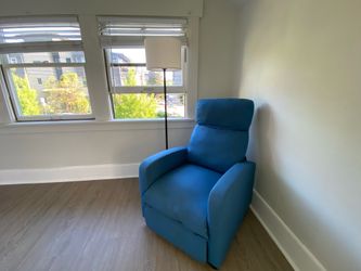 Blue recliner Sofa