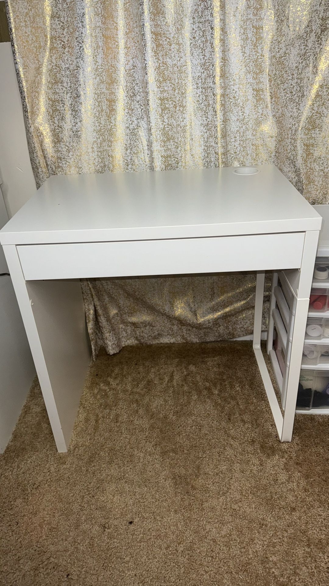 $40 IKEA Desk With Drawer