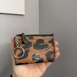 Coach leopard Wallet