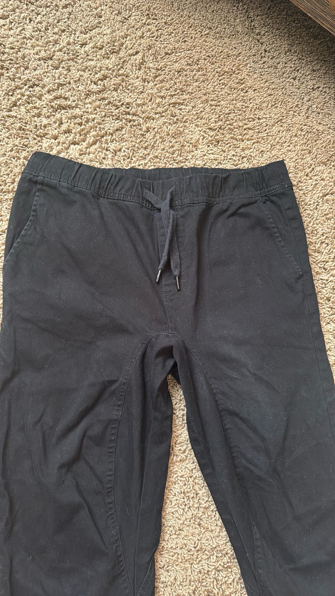 Flex The Movement South Pole Men’s Black Jean Joggers, Size Medium
