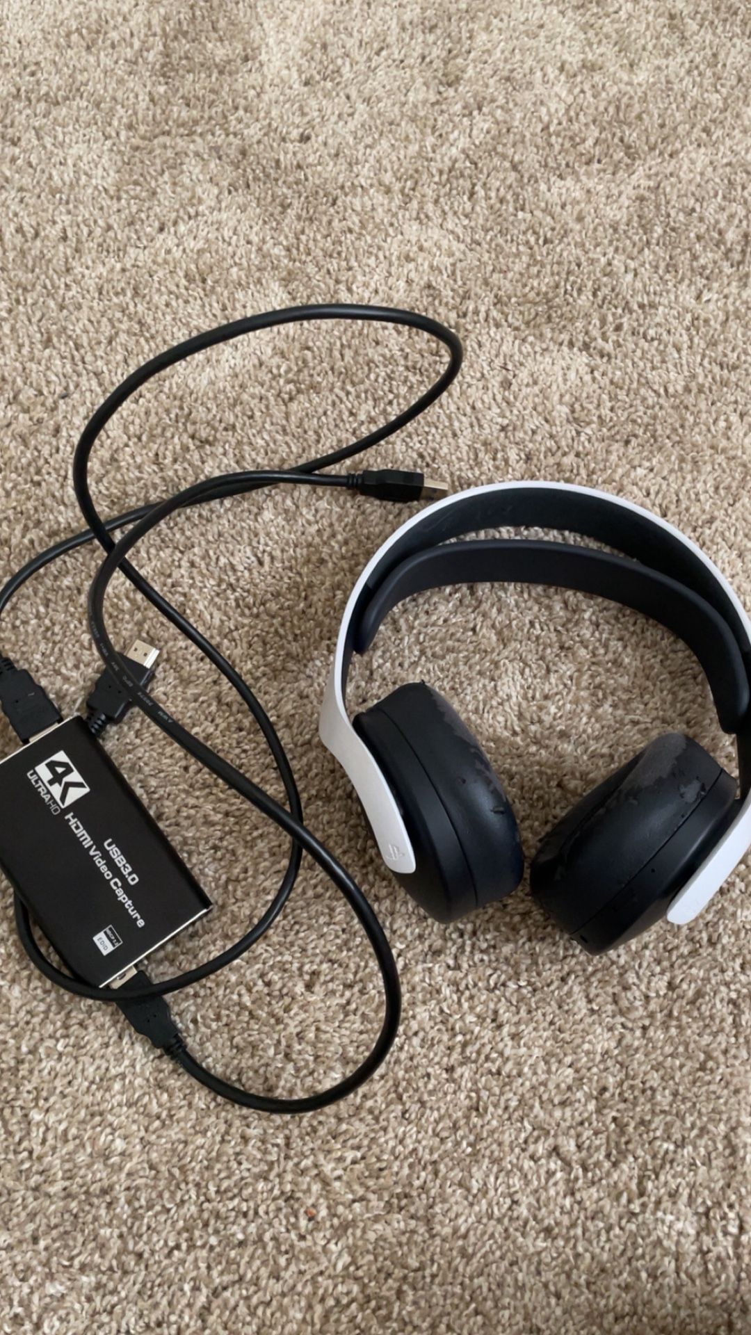 PS Pulse headset & Capture Card