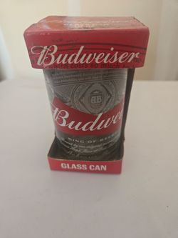 Budweiser 10oz. Glass Can