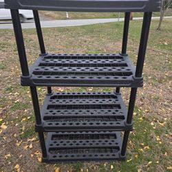 2 Plastic Shelving 