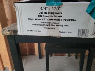 Coil roofing nails  clavos para techos