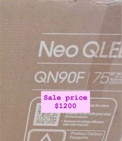 Samsung - 75” Class QN90F Series Neo QLED Mini LED 4K UHD SamsungVision AI Smart Tizen TVn