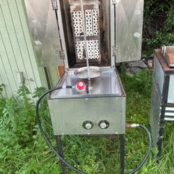 Trompo Adobada Pastorero Para Taquero Griddle 