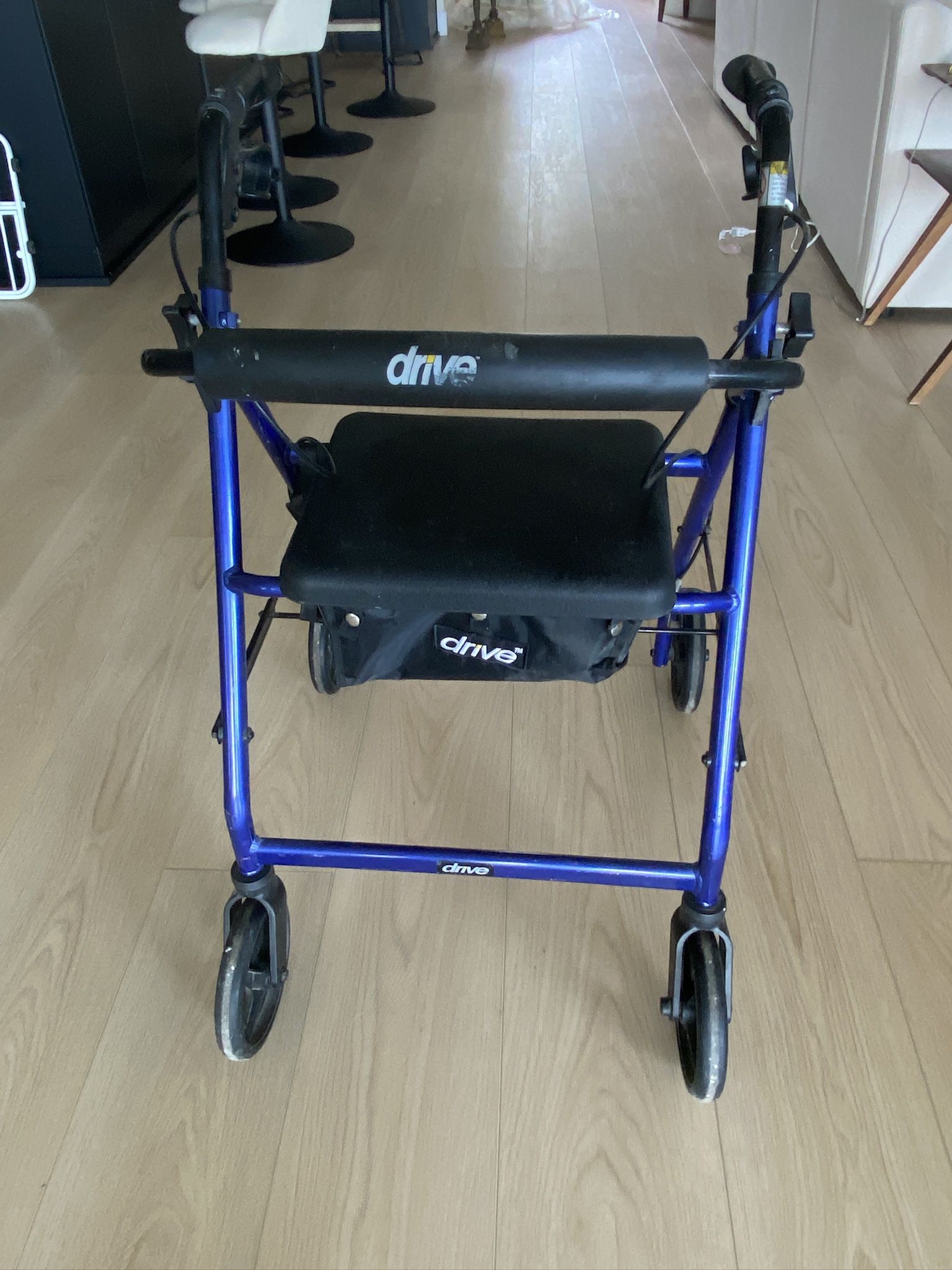 Blue Drive Rollator Walker