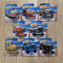 Hot Wheels Mainline Short Card Trucks