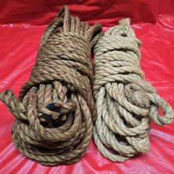 SCAFFOLD PULLEY 3/4" HEMP ROPE $25