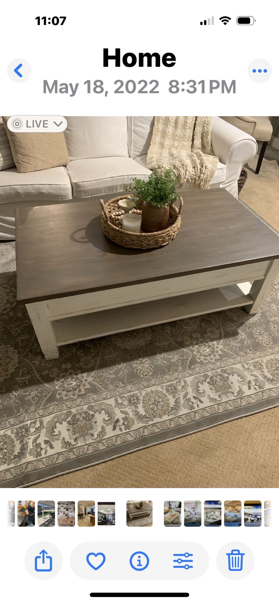 COFFEE TABLE And End Table Solid Wood