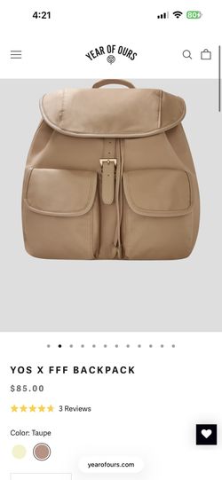 Year Of Ours: YOS X FFF BACKPACK Taupe