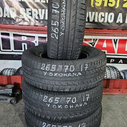 265 70 17 Set 4 Tires PHATH FINDER ALL TERRAIN