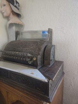 1920s Solid Brass National Cash Register