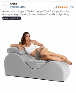 Chaise Lounge Chair ( Yoga) (Light Gray)