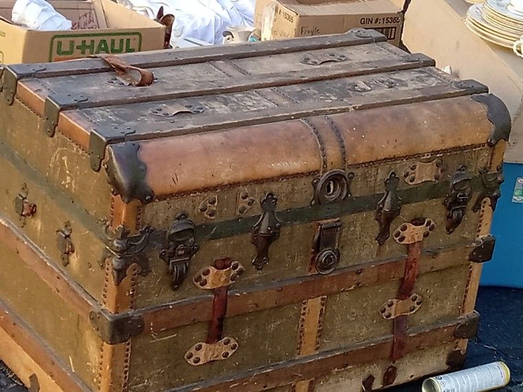 Antique Steamer Trunk