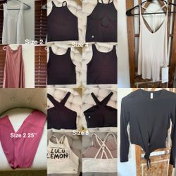 Womens Lululemon Lot New With And Without Tags 