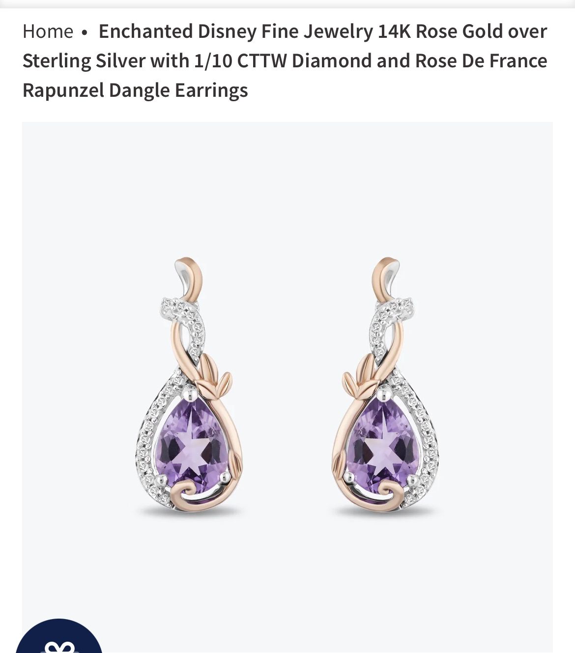 Enchanted Disney Rapunzel Earrings