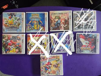 Nintendo 3DS Game Case/Manuals Only - $10