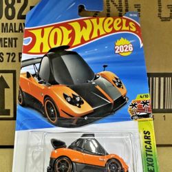 2026 Hot Wheels Mainline Case G Pagani Zonda Cinque Series EXOTICARS