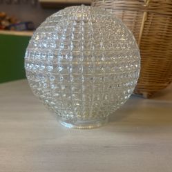 Vintage Crystal 6" Light Globe