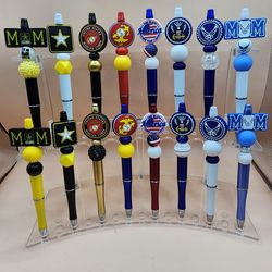Military and Patriotic Beaded Pens (PICK UP ONLY NE 93306)