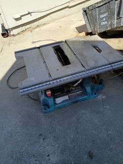 Ryobi table saw.  Works missing guides and cover