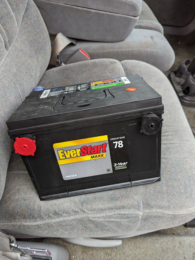 Car battery. New.  