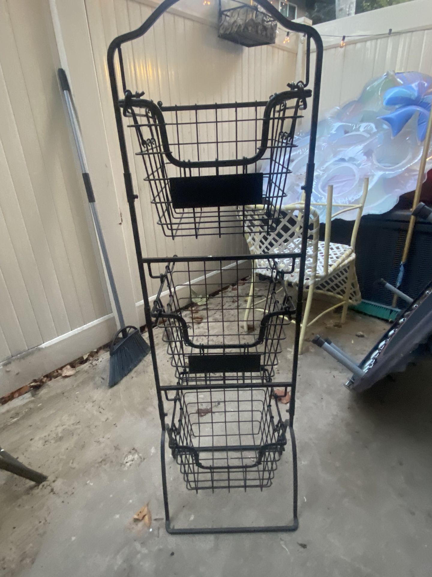 Three Level Food Storage Baskets