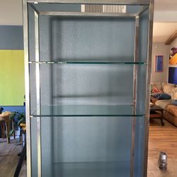 Stainless Steel Glass Shelving 
