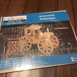 Brand New Wooden Puzzles Dinosaur And Model T Car Creatology