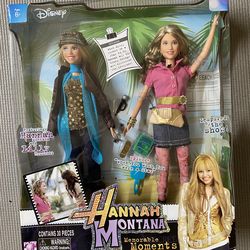 Brand New Disney Hannah Montana memorable moments Hannah & Lilly doll set