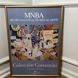 Museo Nacional De Bellas Artes Framed Lithograph Poster Buenos Aires, Argentina