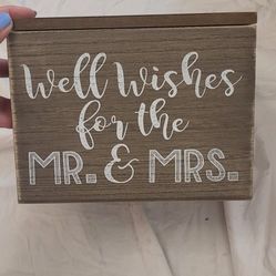 Well Wishes Box For Wedding 