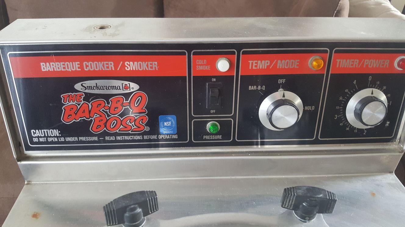 Smokaroma BarBQ Boss BBQ Pressure Smoker for Sale in Ramona, CA OfferUp
