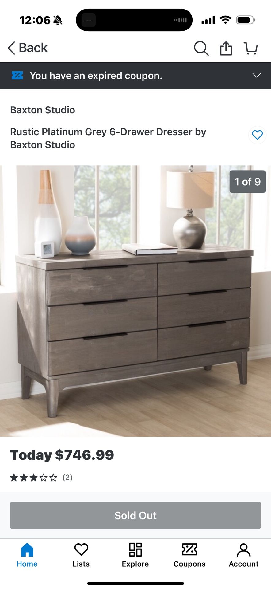 Landing 6 Drawer Dresser