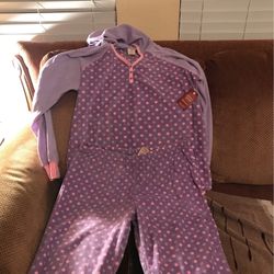 New With Tag Ladies Pajama Set With Hoodie