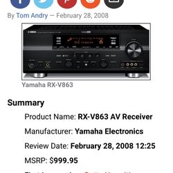 Yamaha Receiver