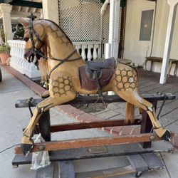 Victorian Era Rocking Horse 