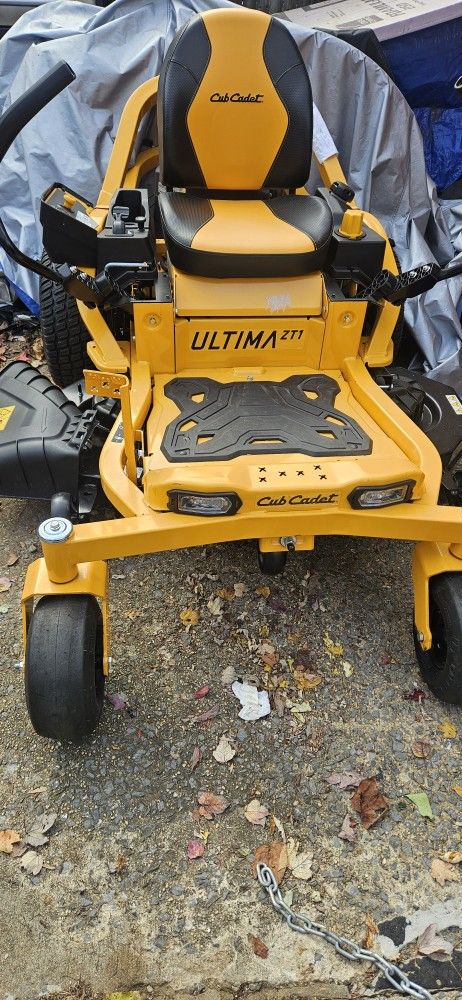 50" Cub Cadet Ultima ZT1 zero-turn riding lawn mower.