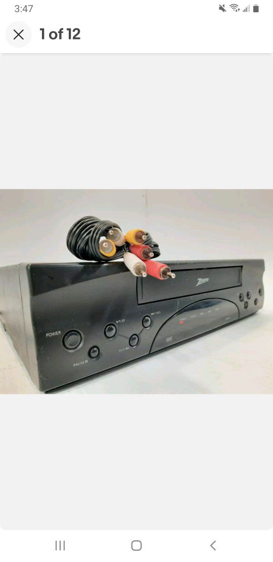 Zenith VCR, Tested