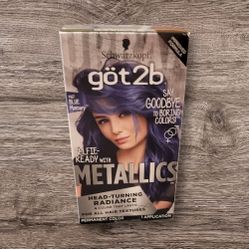 New Metallic Blue Hair Color