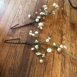 Flower Devore Pieces $8