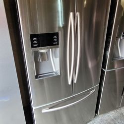 Samsung 36" Wide Counter Depth 24" Deep Stainless Steel French Door Refrigerator 