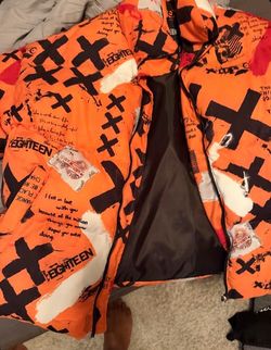 Kaws puffer jacket