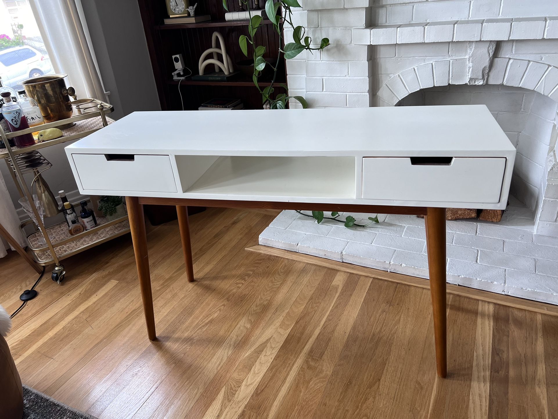 Mid Century Console Table 