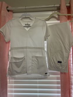 White Scrub Set
