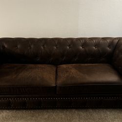 Chesterfield Couch And Seat