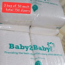 Baby2Baby Dipers Size 3 