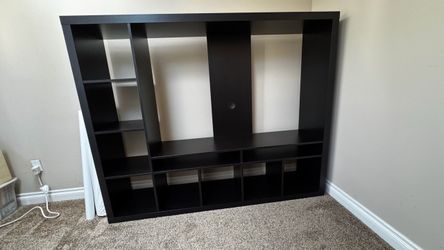 Black Entertainment Center TV Stand Unit