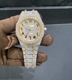 AP Bust Down Watch – Iced Out Moissanite